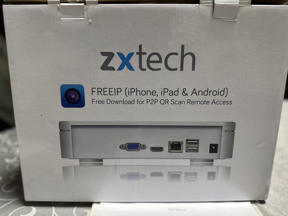 NVR IP de 8 canais , disco 1 Tb, com 3 câmaras HD
