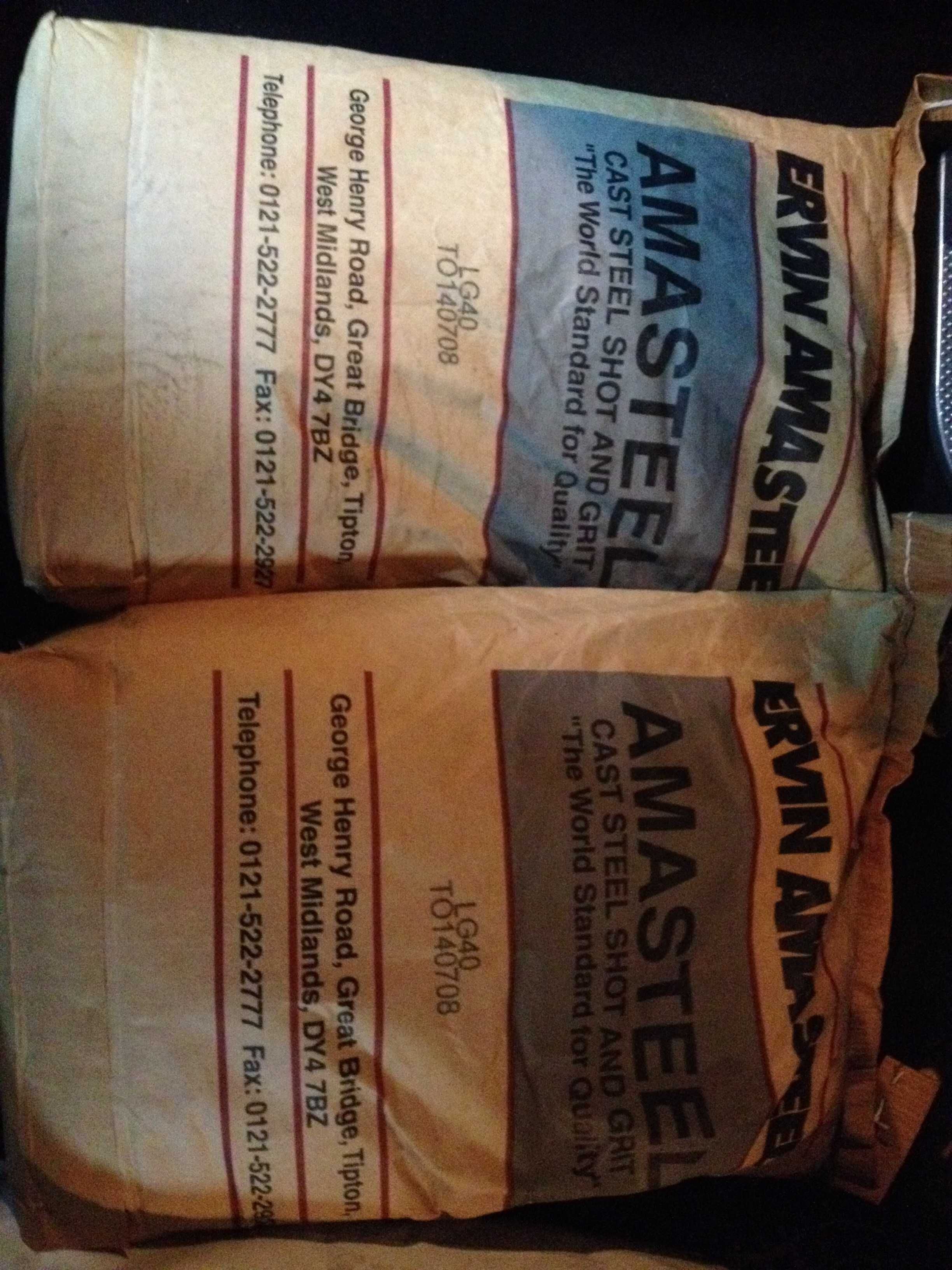 Abrasivos para decapagem de metal, pedra e outros materiais