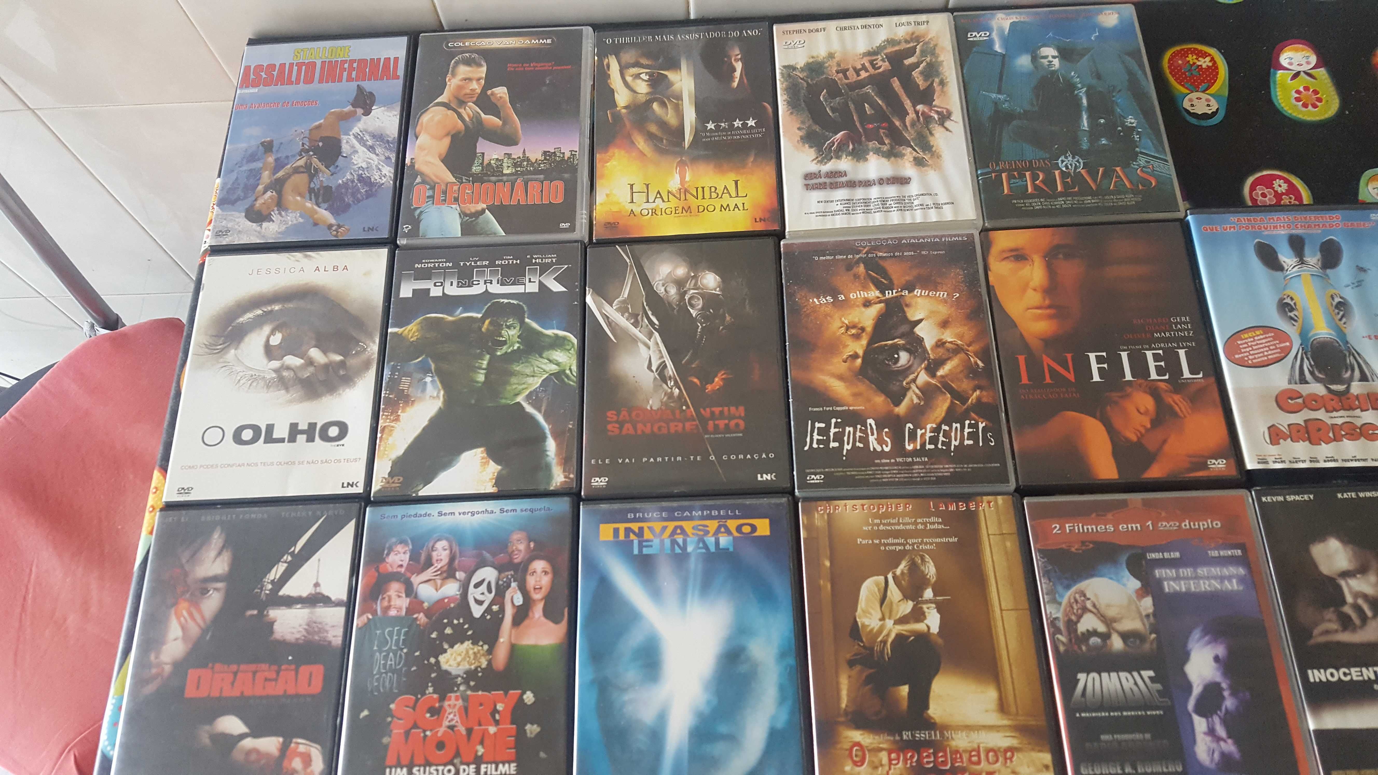 DVD's vários 2,50€ cada