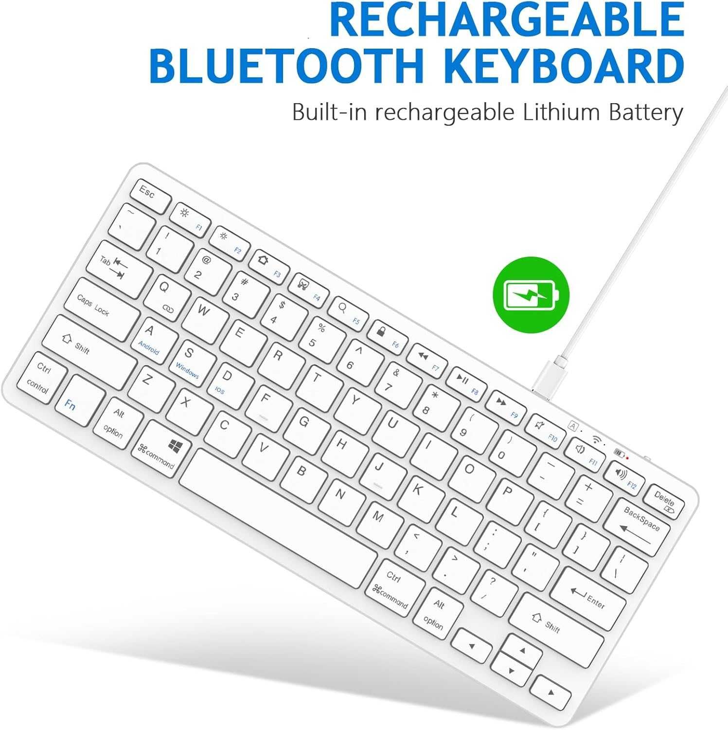 aMZCaSE Bezprzewodowa klawiatura Bluetooth