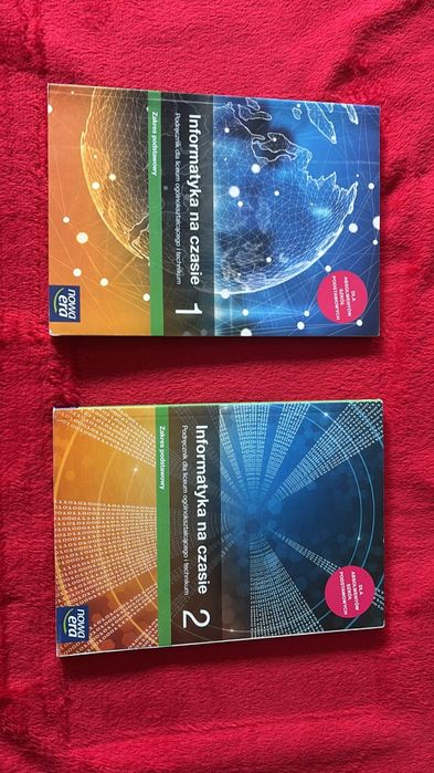 Informatyka na czasie - podręcznik tom 1+2 zakres podstawowy