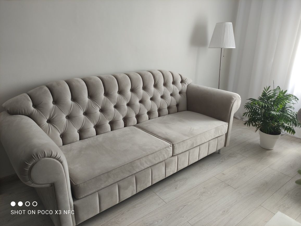 Sofa glamour Chesterfield / pod wymiar /  wysoka jakość