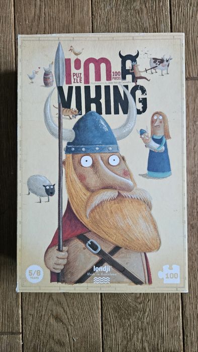 Puzzle dla dzieci Londji I'm A Viking 100 elementow