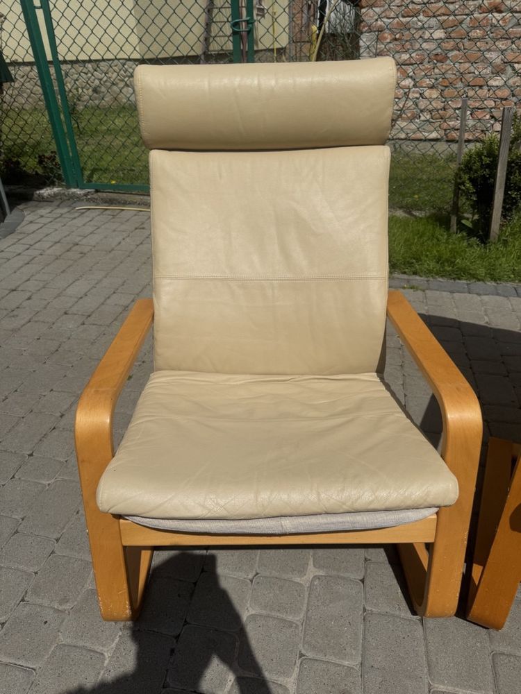 Крісло Ikea шкіряне крісло качалка крісло для відпочинку
