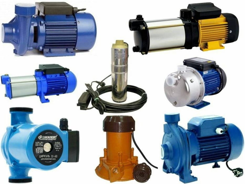 Ремонт насосов Насосных станций Водяных насосов Перемотка Сервис