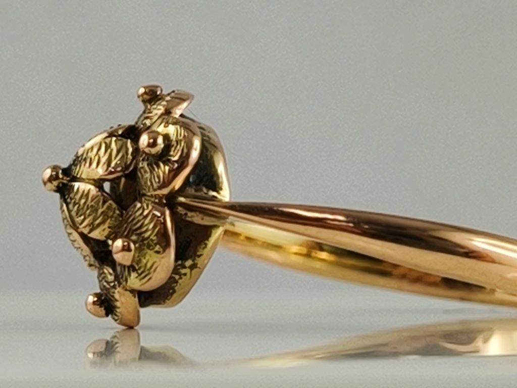 Stary Złoty Rosyjski Pierścionek 14K/583/2,62g ZSRR - VINTAGE