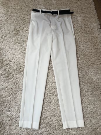 Штани білі Mango жіночі класичні брюки женские