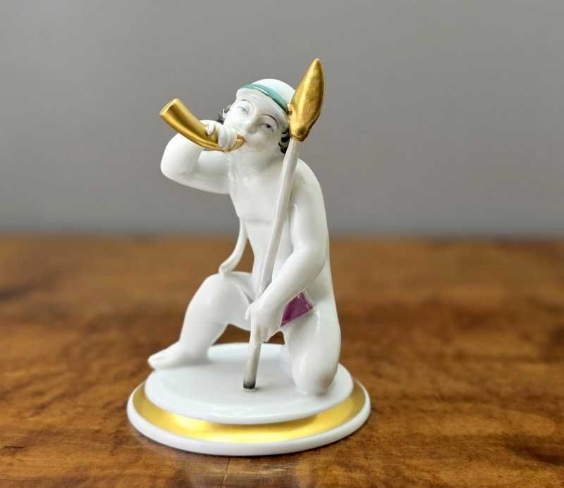 Rosenthal Jubileuszowa porcelanowa figurka Nocny stróż  1929 r.