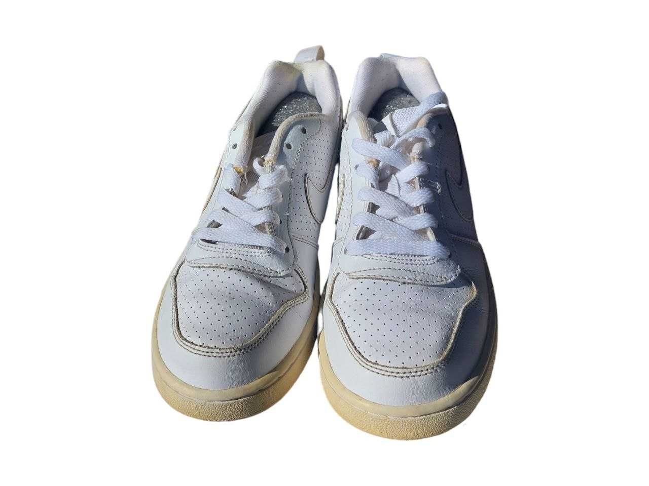 Кроссовки кеды кожанные кросівки шкіряні білі Nike 37 р стелька 23,5см