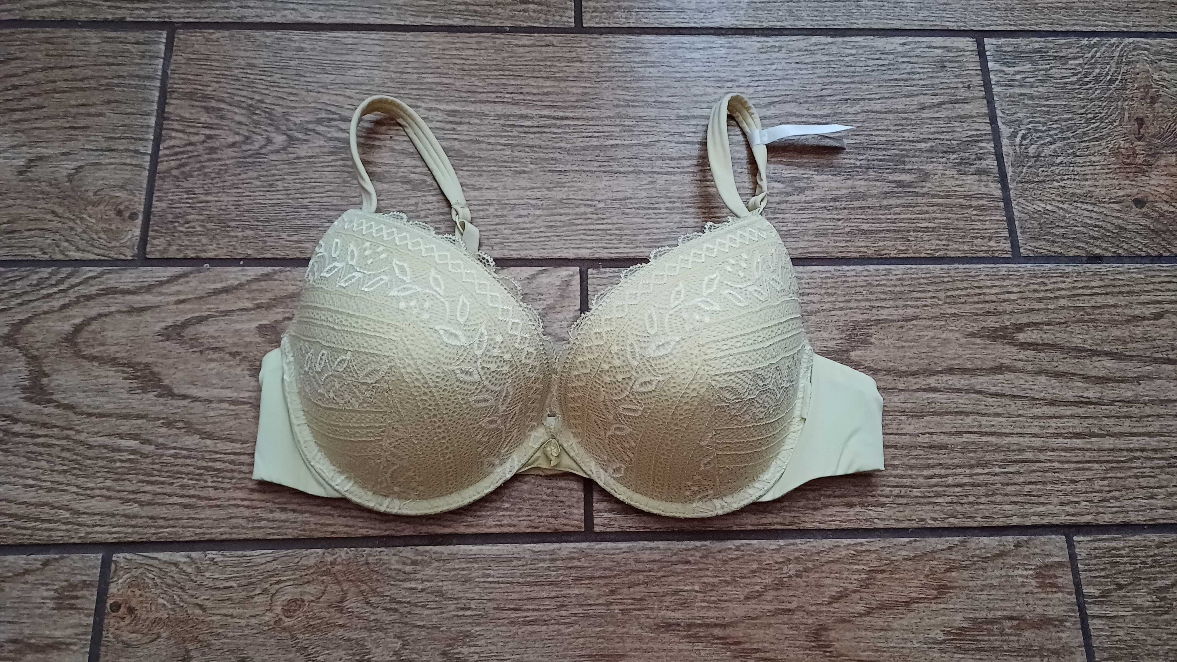 Żółty biustonosz ESPRIT r. 85 C push up