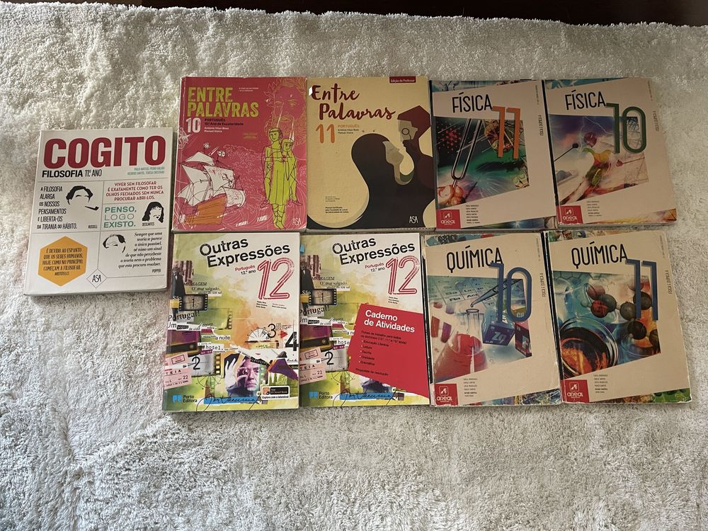 Livros escolares (10° a 12° ano)