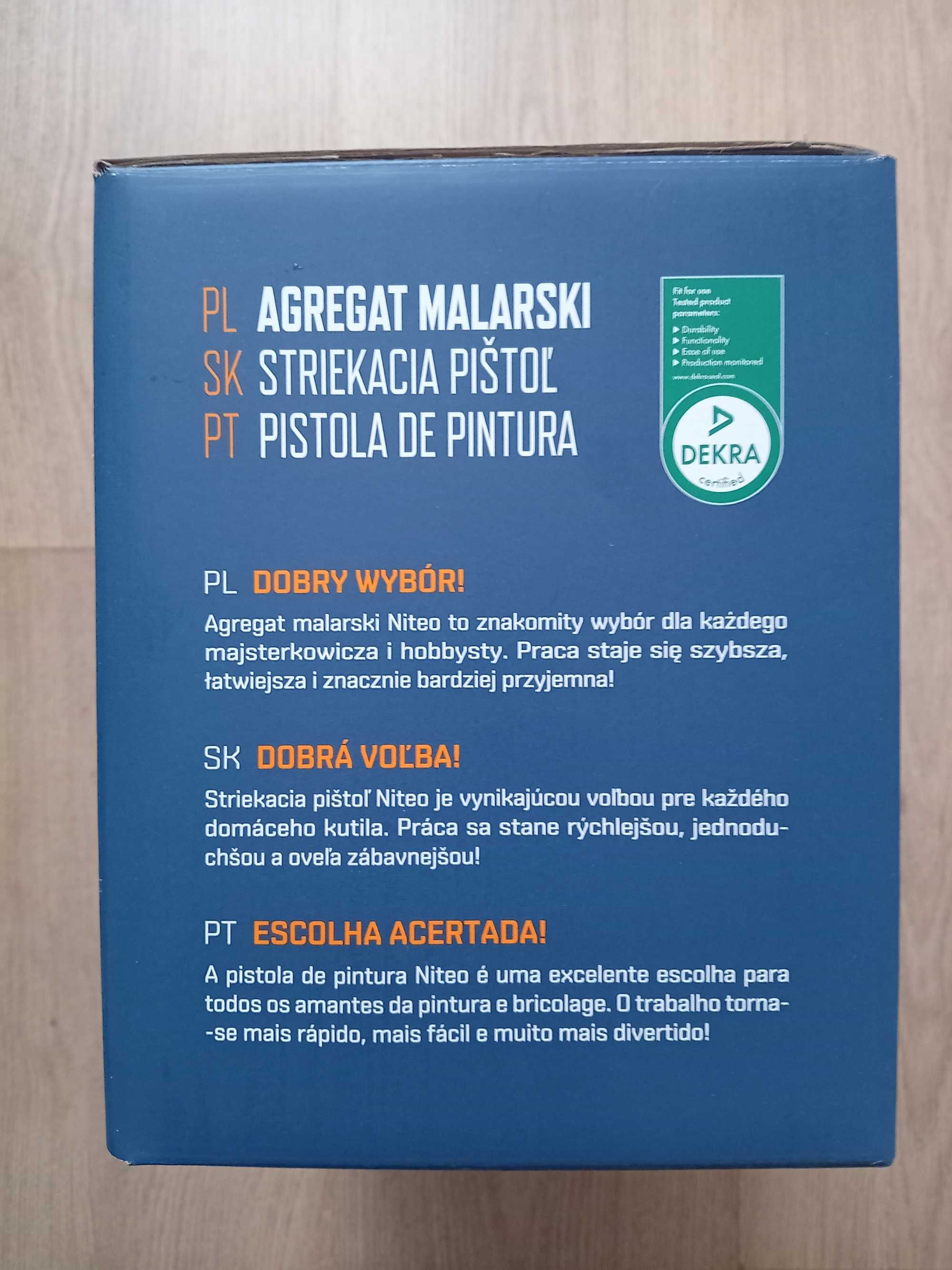 Agregat malarski elektryczny Niteo nowy gwarancja z dowodem zakupu