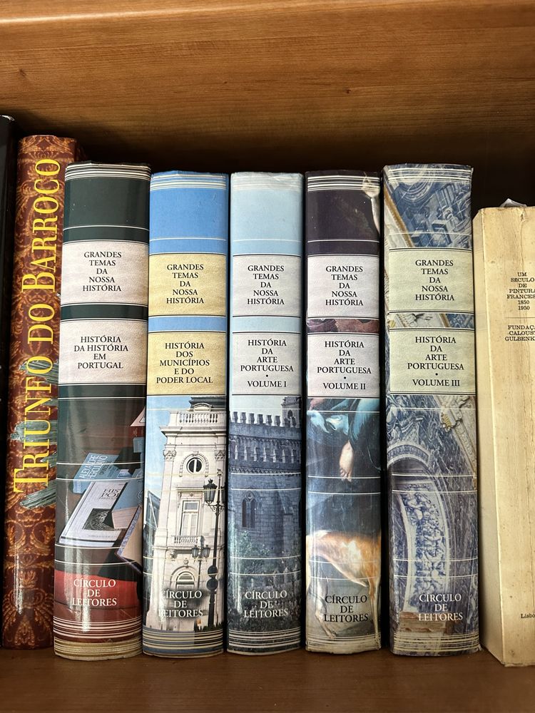 Lote livros grandes temas da nossa história