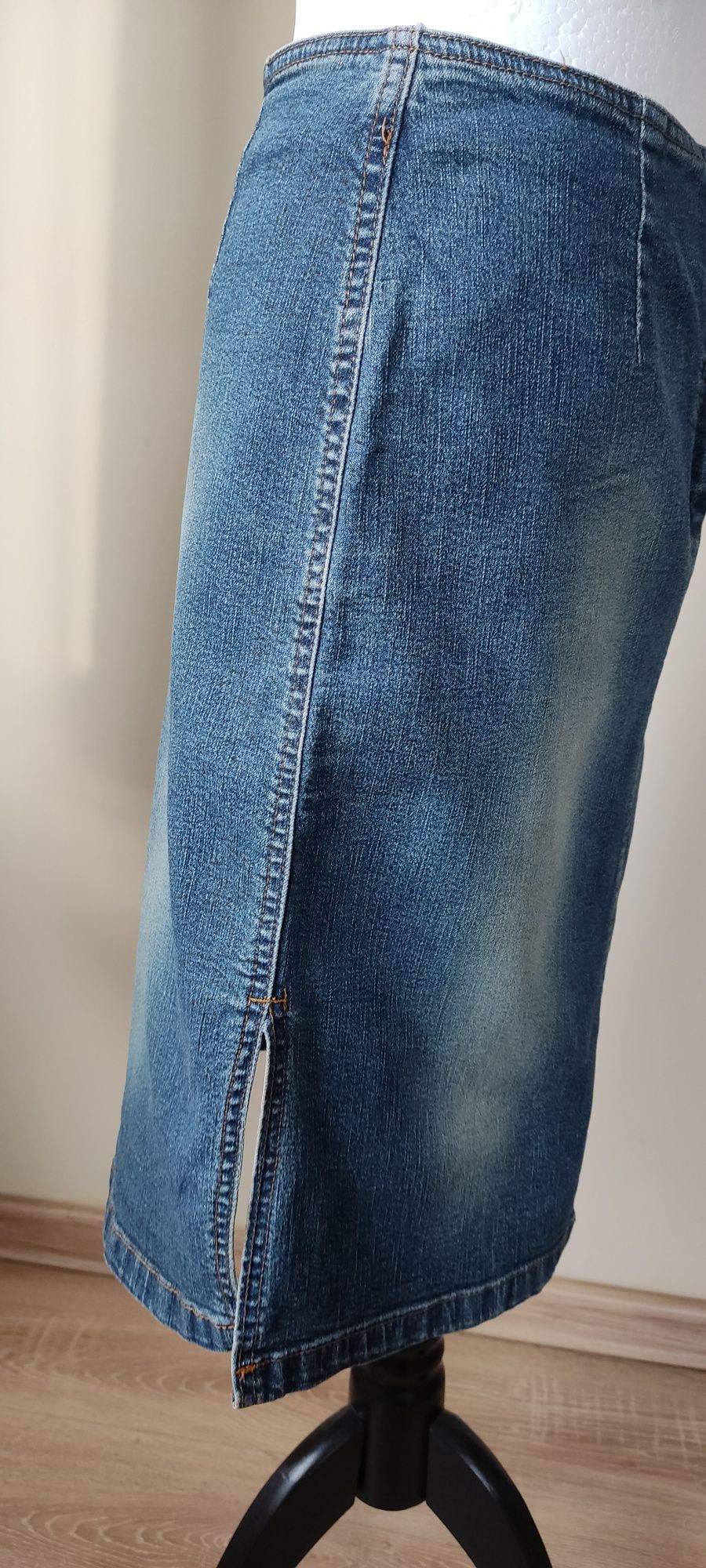 Spódnica jeansowa niebieska rozm.M