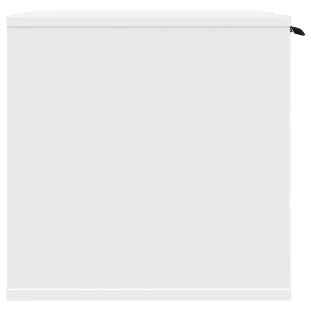 Vidaxl Szafka Na Kuwetę, Biała, 80X50X45 Cm, Materiał Drewnopochodny