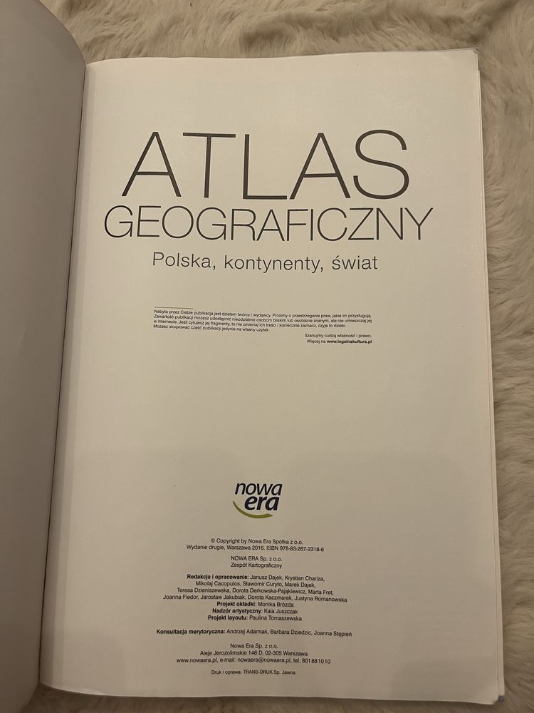 Atlas geograficzny Nowa Era