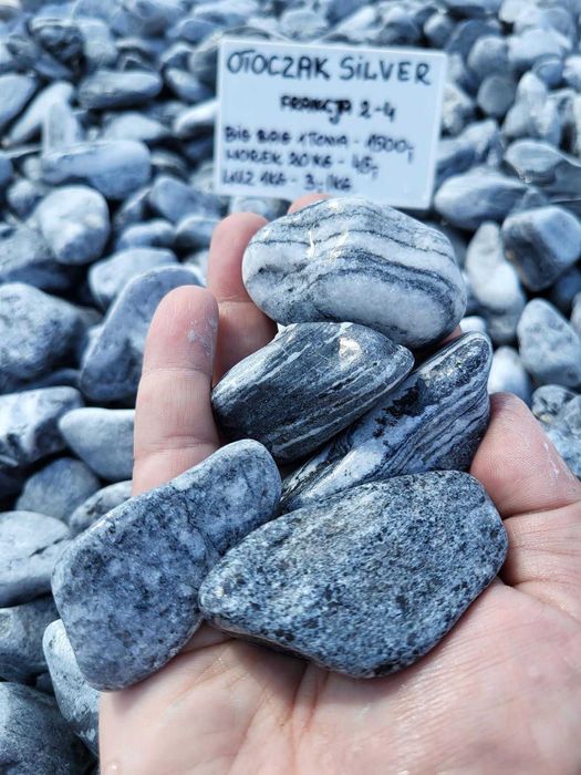 Otoczak Thassos grecki biały kamień Kamienie ogrodowe dekoracyjne ozdo