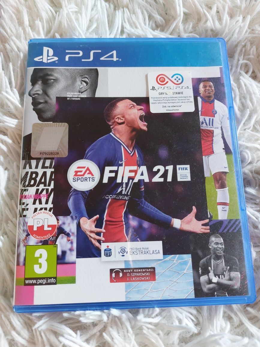 Gra fifa 21 ps4.