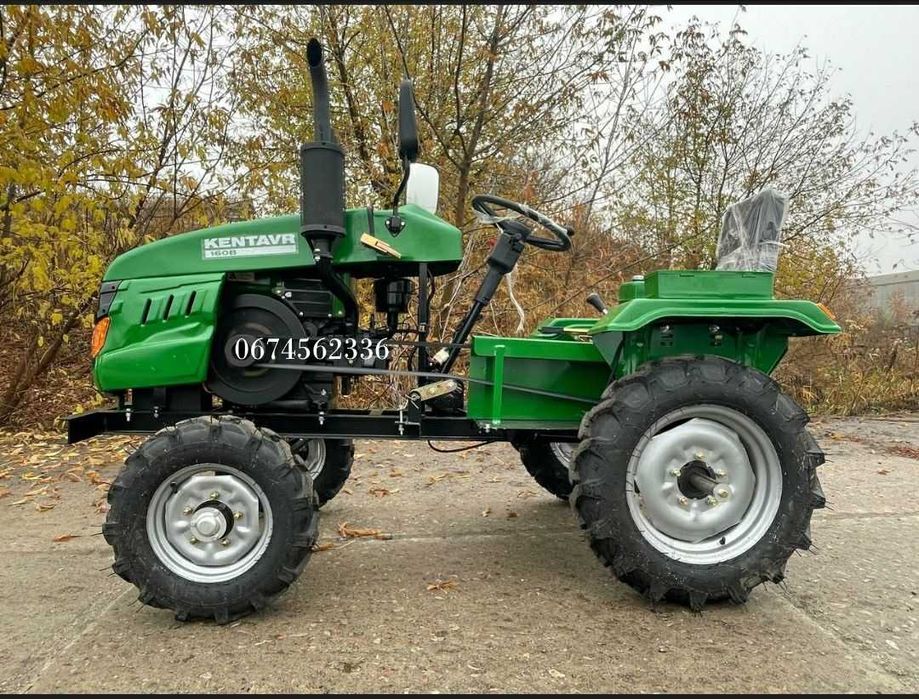 Мототрактор Кентавр 160B з плугом і фрезой Доставка безкоштовна Кредит