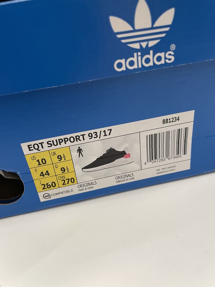 Кроссовки Adidas Eqt Support 93/17 US 10
