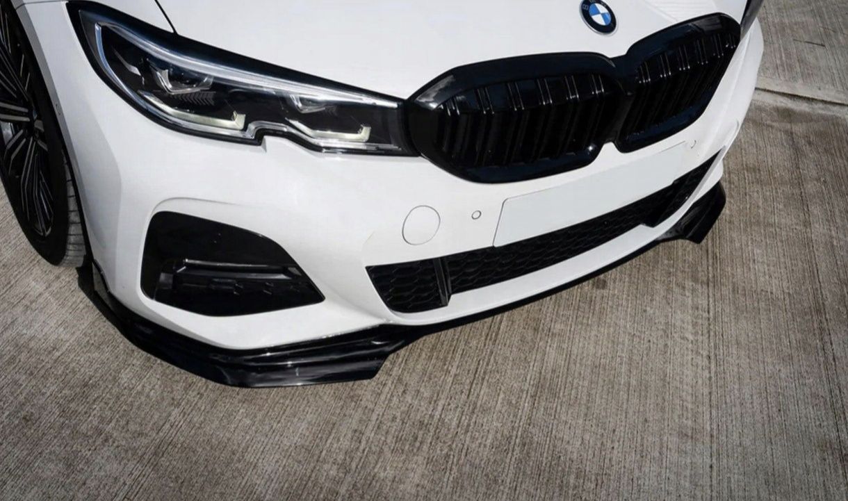BMW G20 G21 Przedni Splitter Dokładka Zderzaka MP Przedlfit Czarny