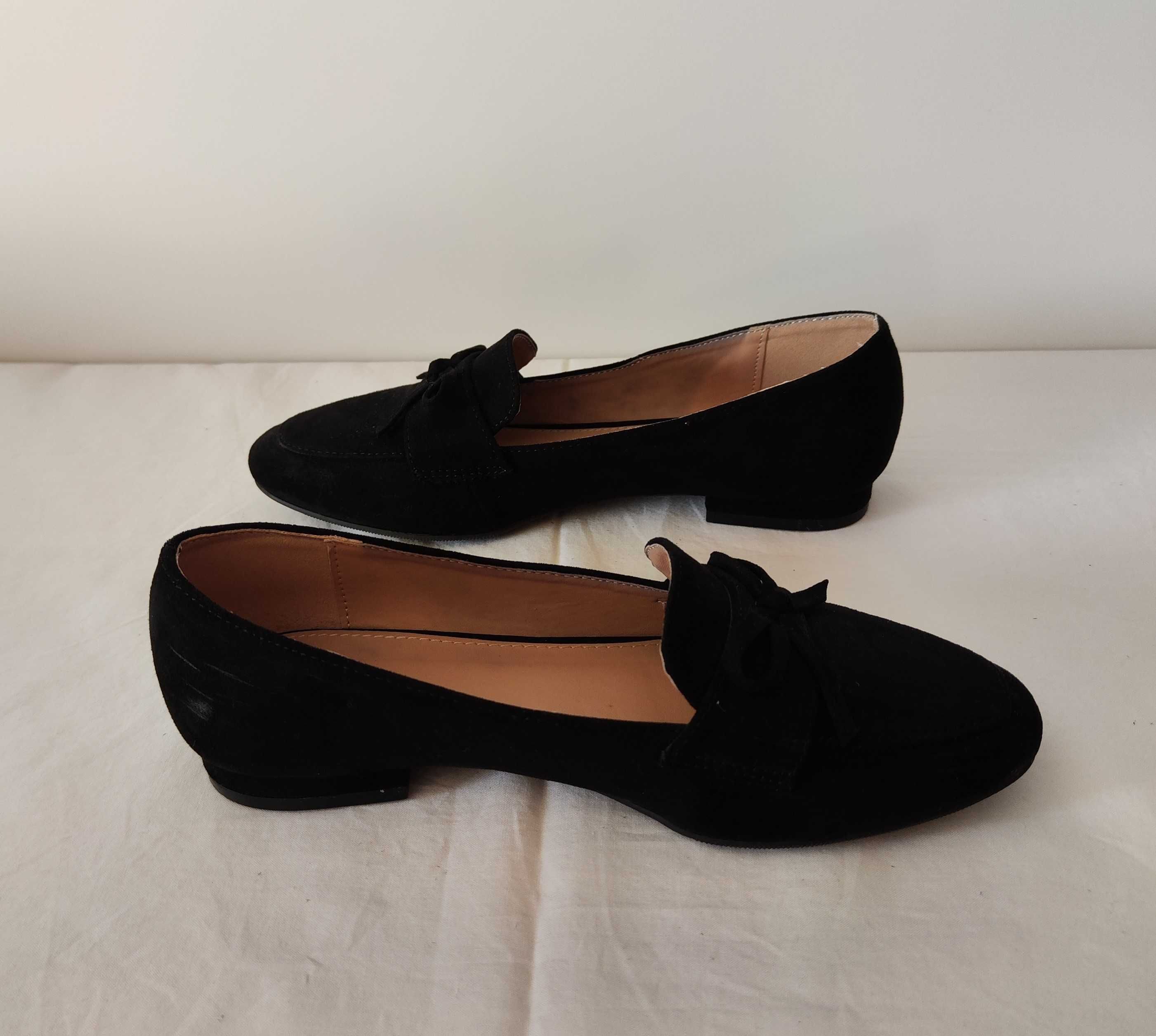 Sapatos Loafer, Pretos, Seaside, Tamanho 35