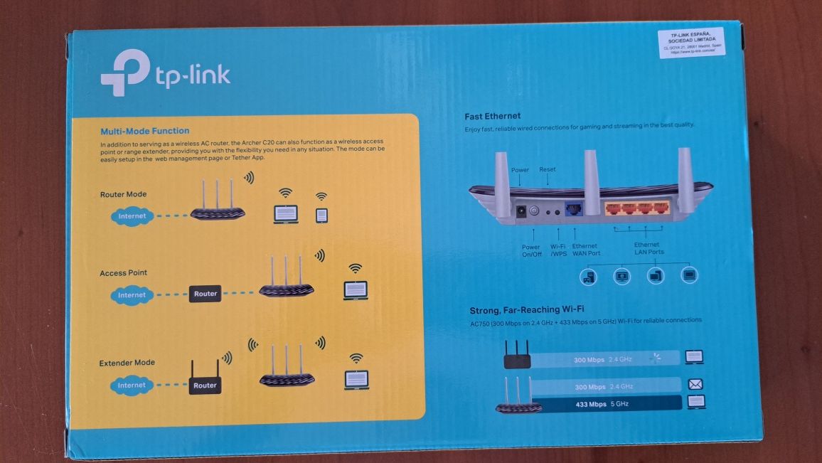 Router tp-link Ac750