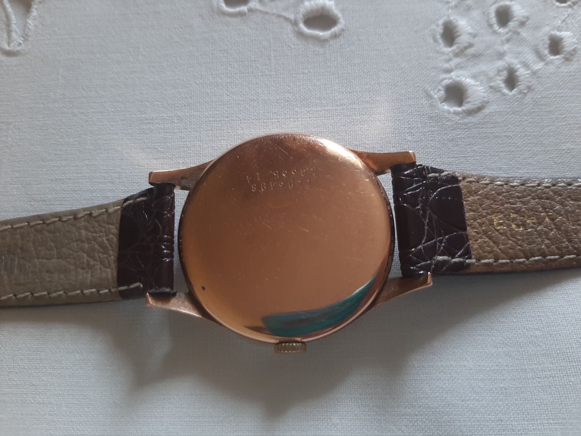 Doxa anti- magnetic złoty zegarek unisex lata sprawny, kolekcjonerski