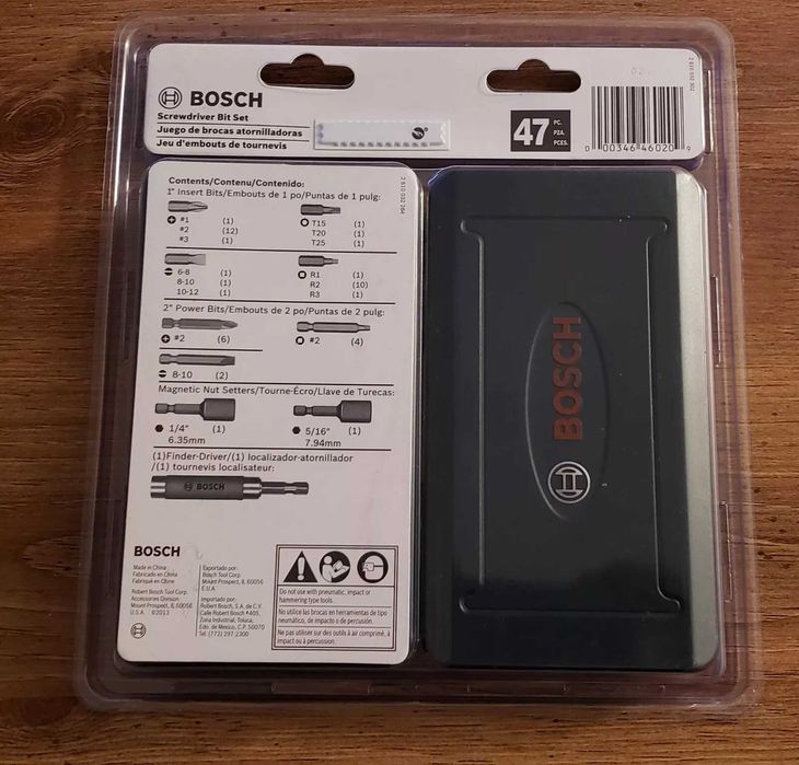 Набор бит Bosch T4047 из 47шт.