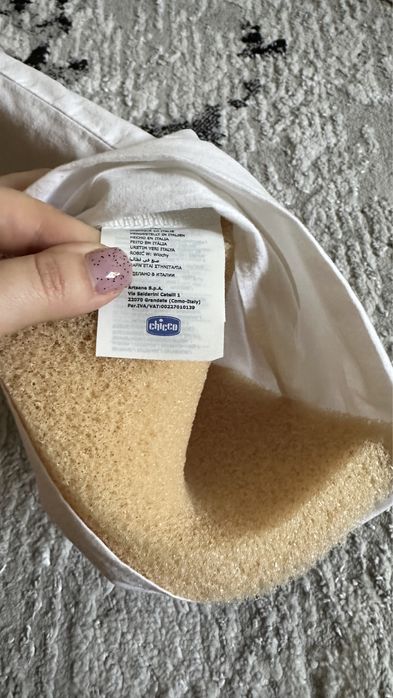 Подушка для немовлят chicco air feeling