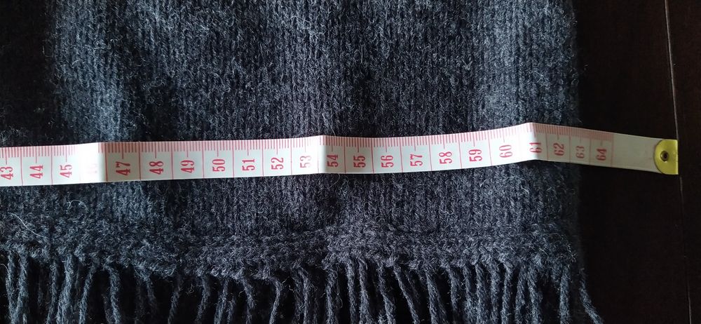 Poncho/peleryna wełniana Zara r.M