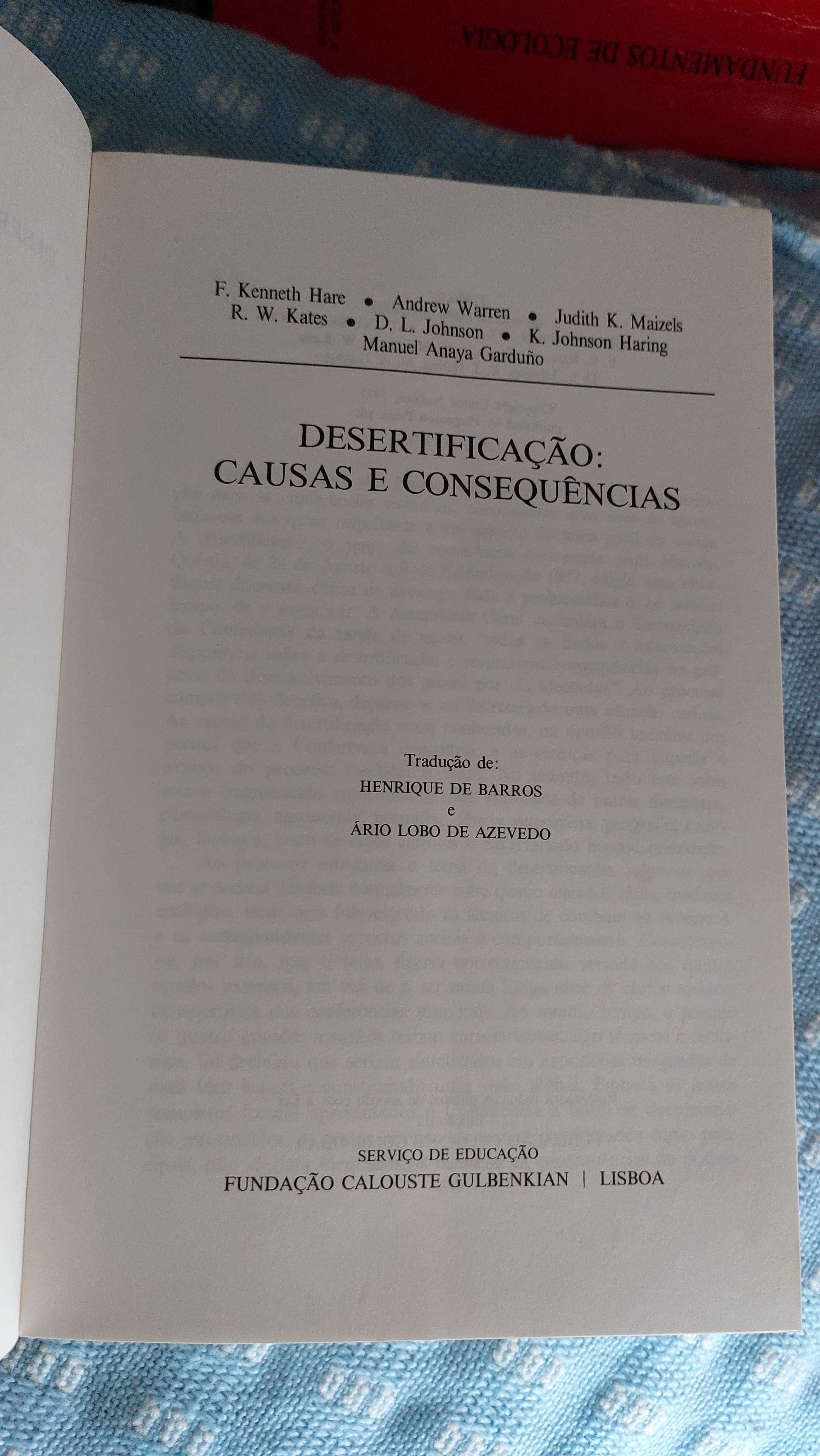 Livro  "Desertificação: Causas e Consequências"