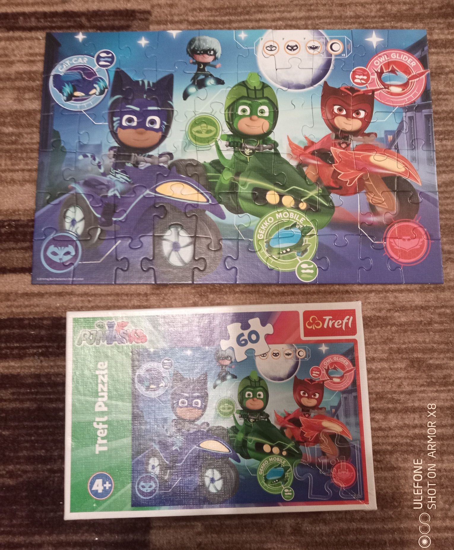 Zabawki - układanka PJMASKS 4+