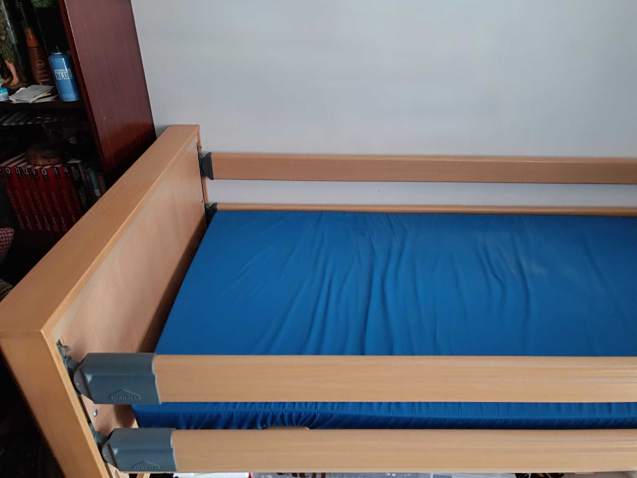 Cama articulada elétrica de elevação com comando bluetooth