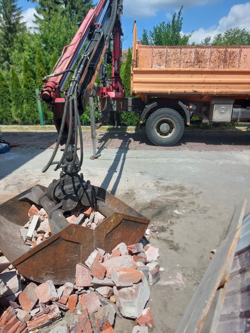 Usługi HDS  TRANSPORT drewna wywóz gruzu załadunku drzewa ziemi 4x4