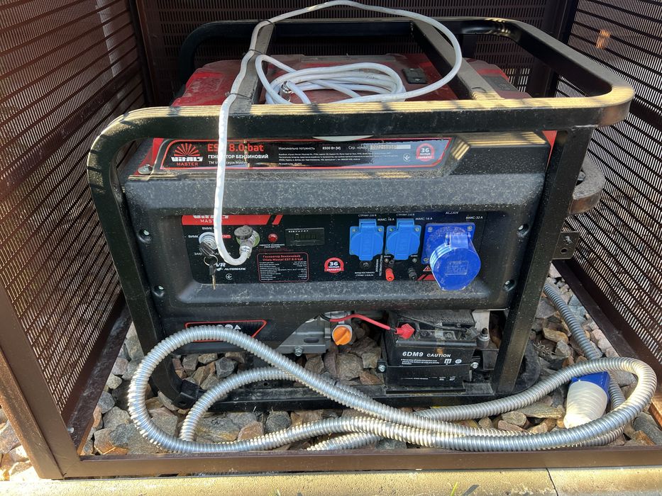 Генератор бензиновий Vitals Master EST 8.0 bat