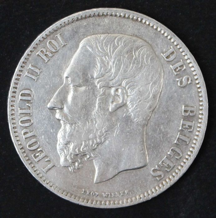 монета 5 франков 1869,1873 года