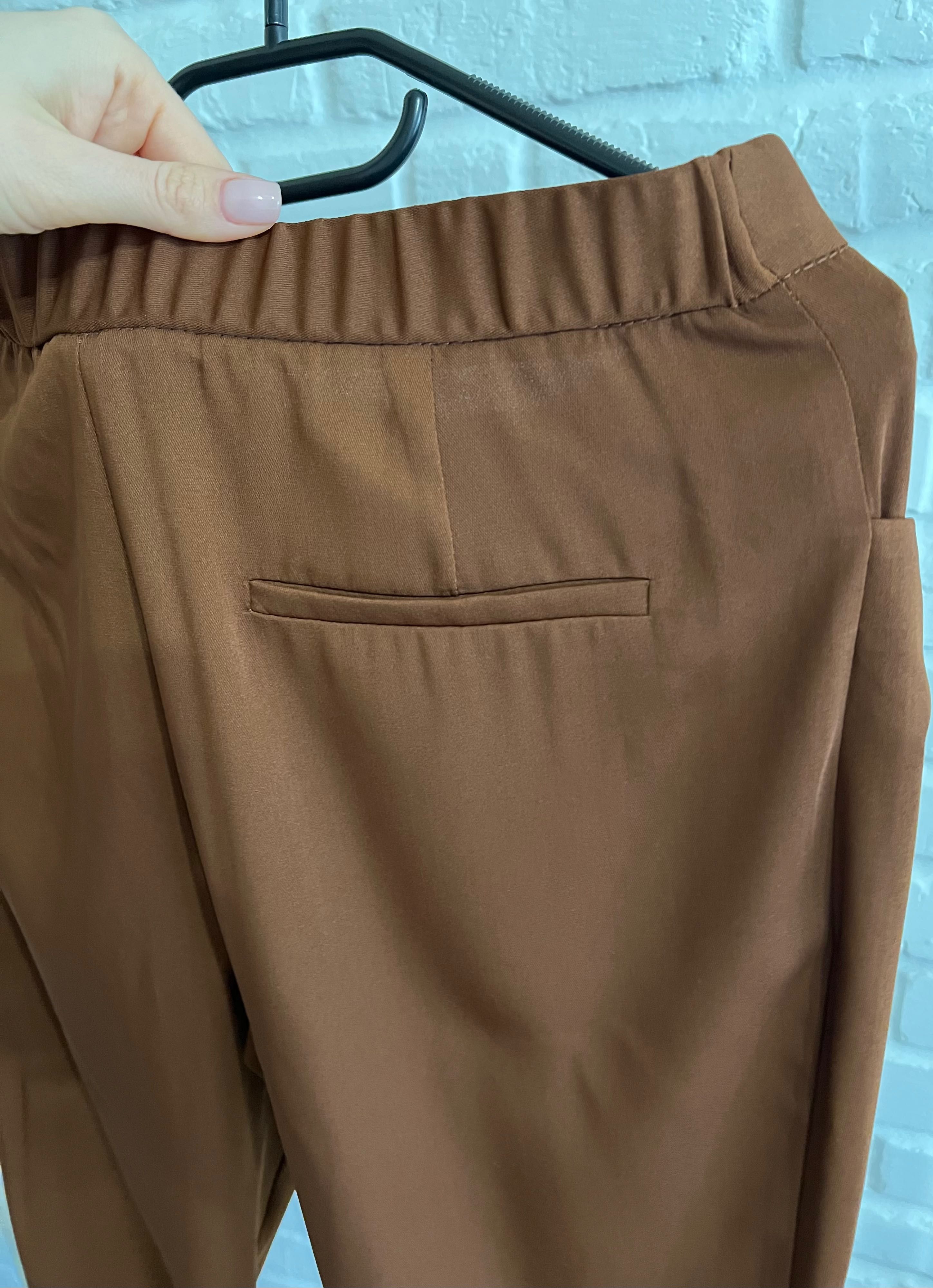 Легкі вільні жіночі брюки ZARA на резинці