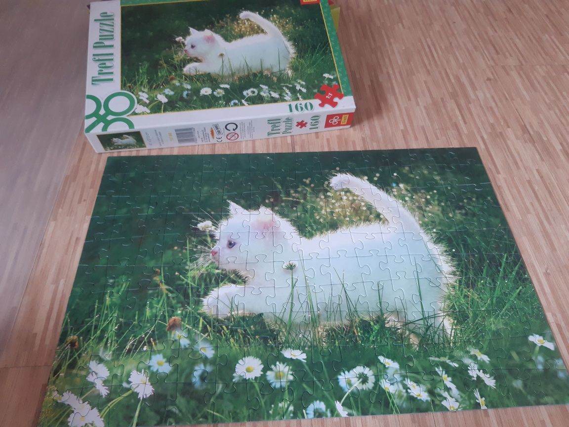 Puzzle dla dzieci 160 elementów kotek