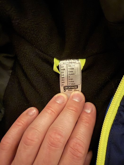 Kombinezon 105/114 zimowy dla dzieci Wedze 100 Decathlon