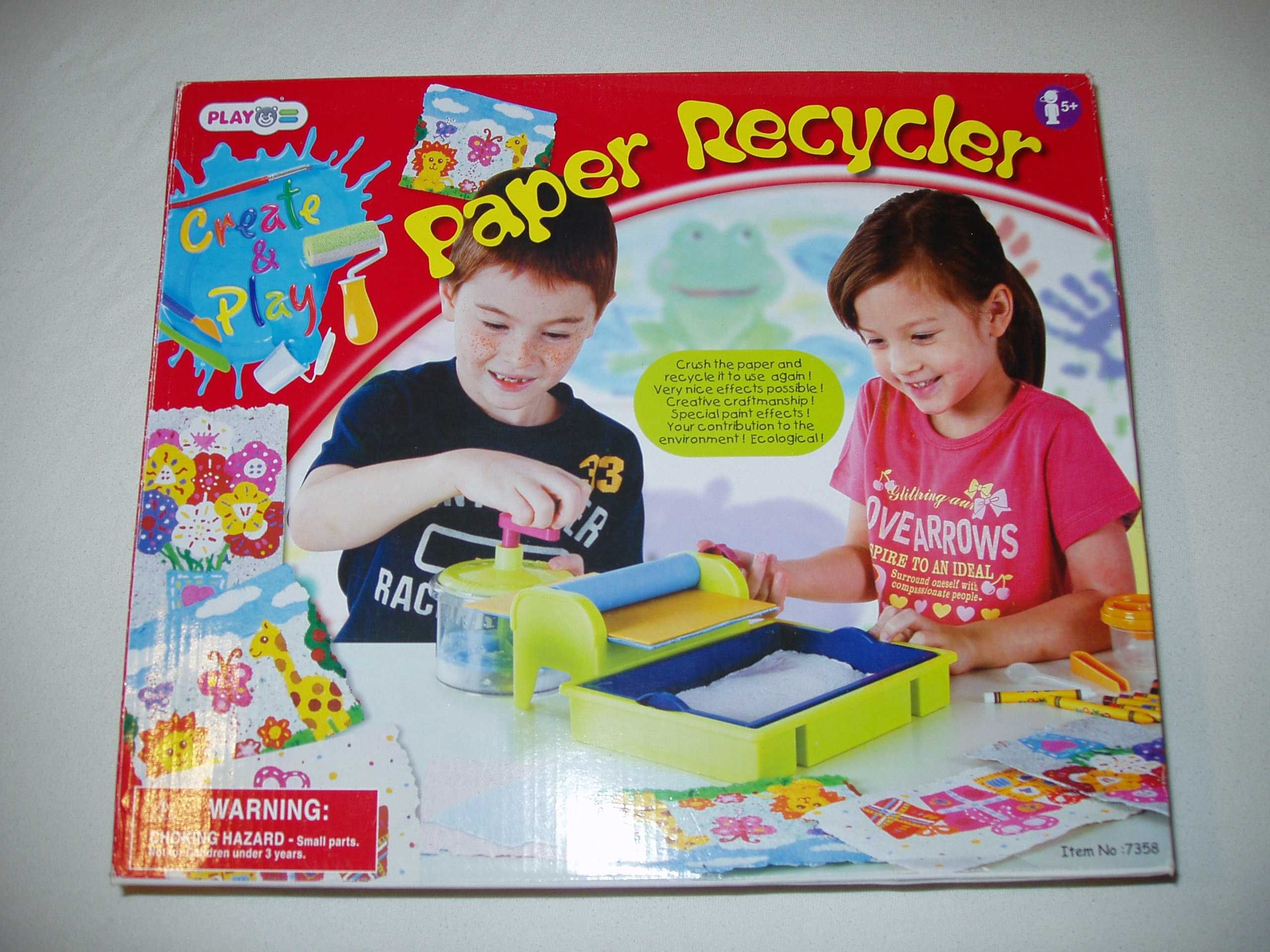 Ręczna maszyna do papieru PLAYGO recykling papieru