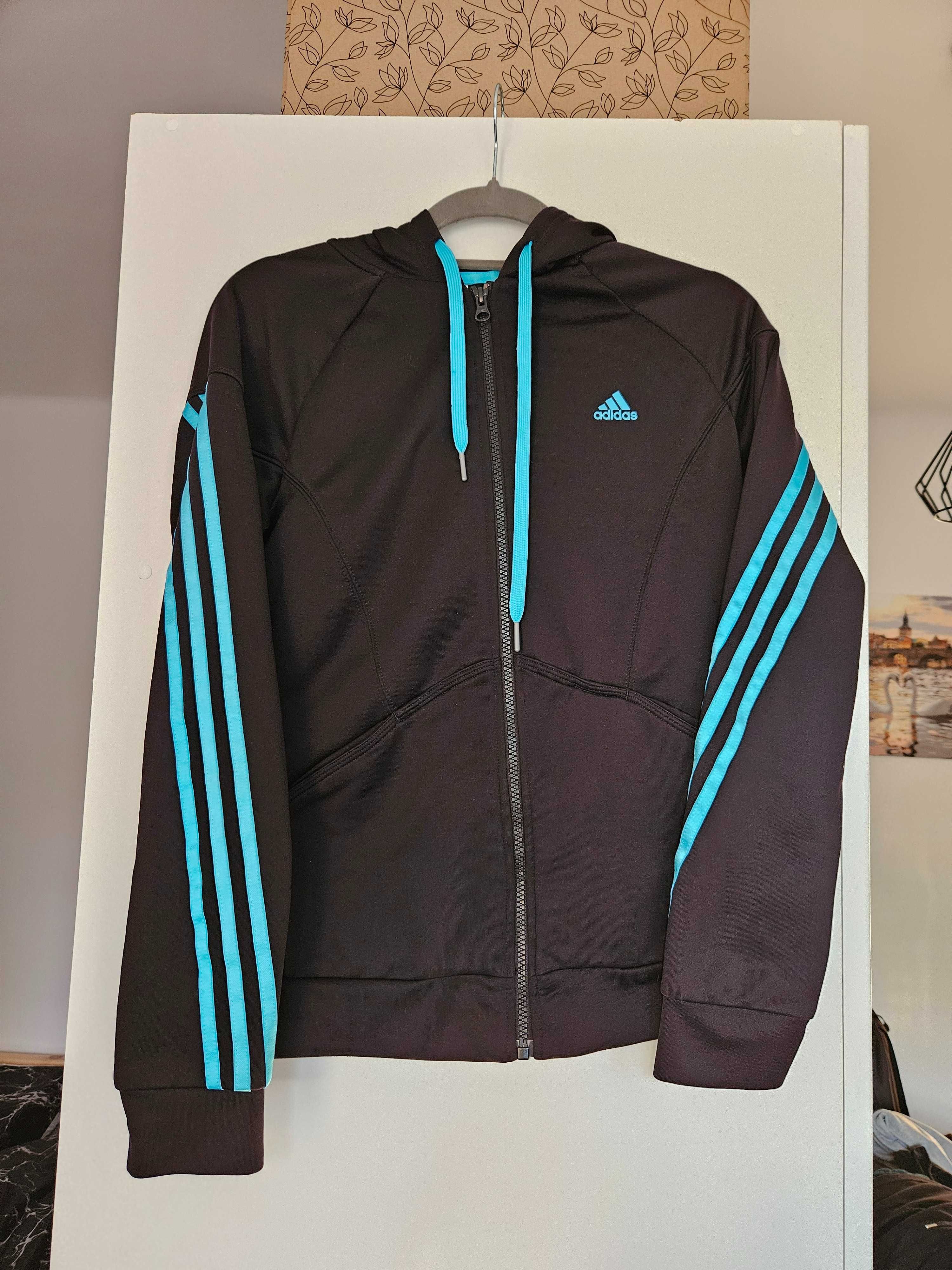 Bluza czarna, Adidas rozmiar M