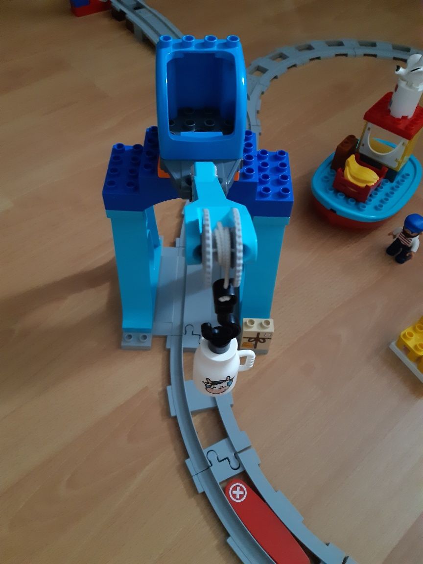 Lego duplo pociag lokomotywa parowóz ciuchcia 10875