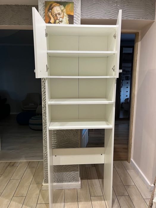 Szafka łazienkowa nad pralkę biała