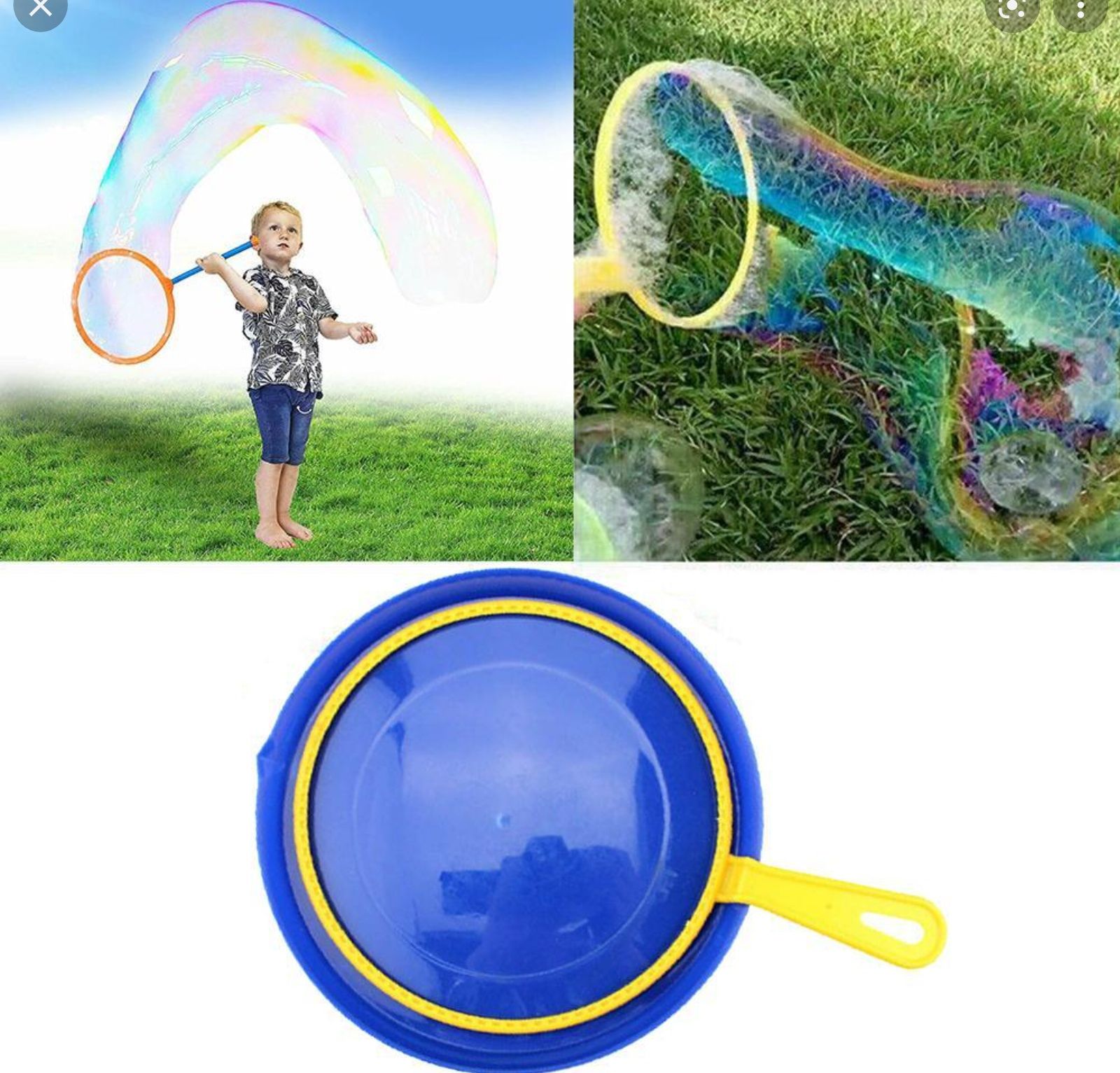 Bolhas de sabão gigantes (kit dobrável) NOVO