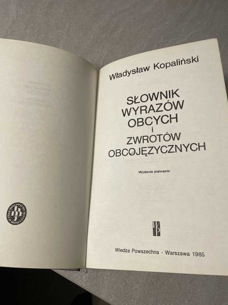 Słownik Wyrazów Obcych i Zwrotów Obcojęzycznych