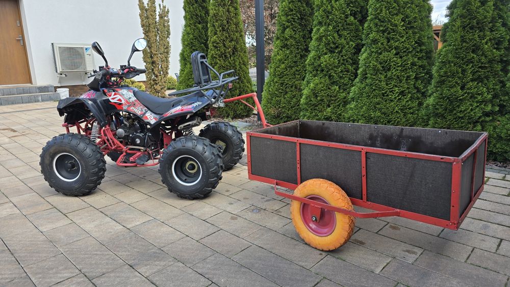 Quad 125 z przyczepką