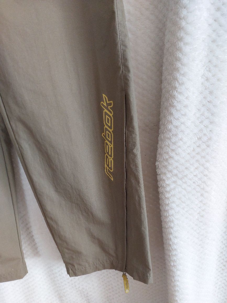 Nowe Męskie, ortalionowe spodnie dresowe, treningowe. Reebok. Roz L