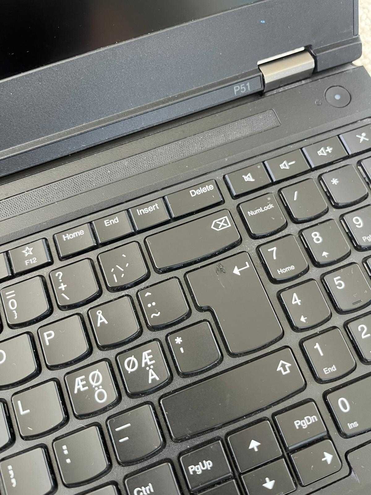 Notebook Lenovo P51 i7-7820HQ