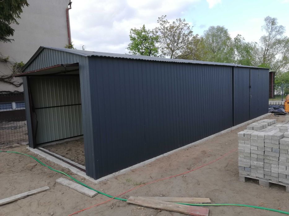 Garaż Blaszany - Grafit 3x8 |Magazyny| Schowek| Wiata |Hala| - ESSTAL*